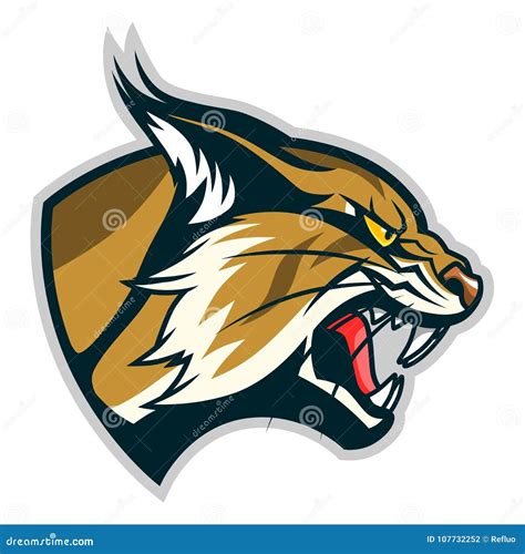 Bobcat mascot head